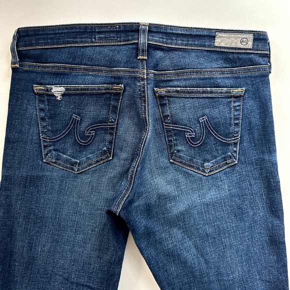 AG ADRIANO GOLDSCHMEID SUPER SKINNY LEGGING DISTRESSED ANKLE JEANS Sz28R - Picture 6 of 13